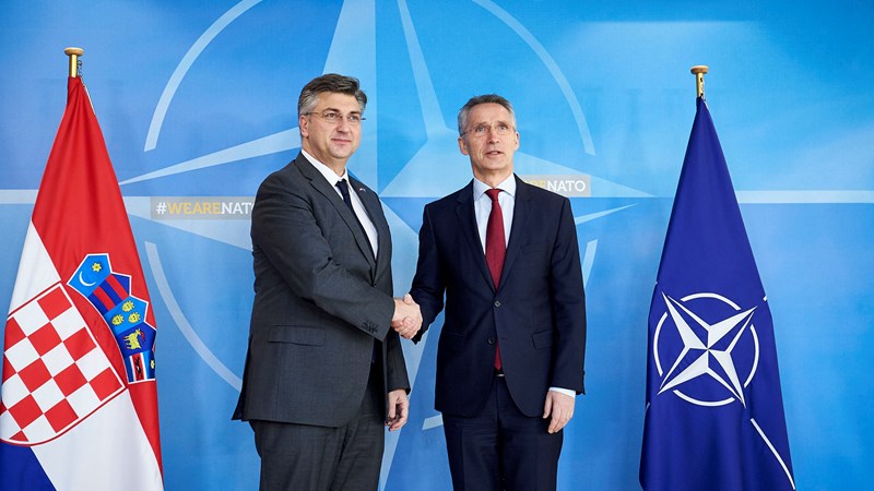 Predsjednik Vlade s glavnim tajnikom NATO-a: Važna je uloga Hrvatske u očuvanju stabilnosti i sigurnosti u regiji 